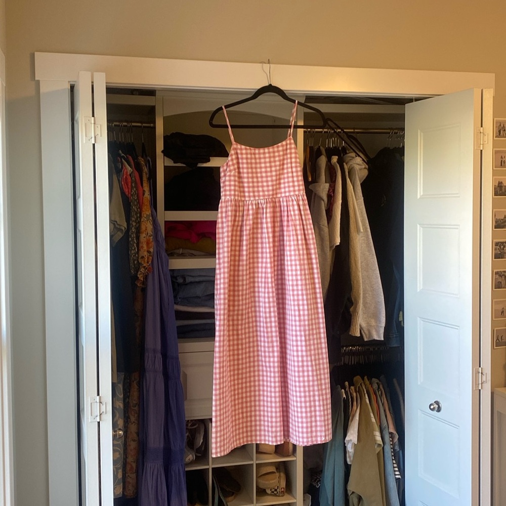Carly Jean Los Angeles Pink Gingham Dress